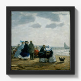 On the Beach, Dieppe by Eugène Boudin - thumbnail_1_bf_6732792912f9211d49d3d84f